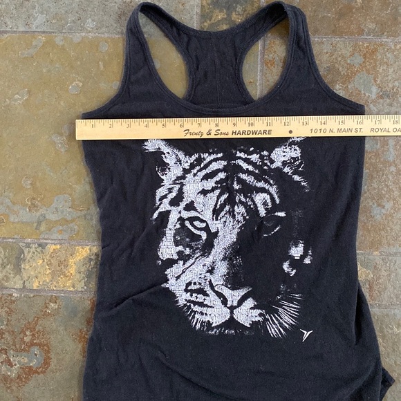 3/$19! Bundle of 2 Tank Tops: Black Tiger Tank + Striped Converse Top ~ Small - Picture 12 of 16